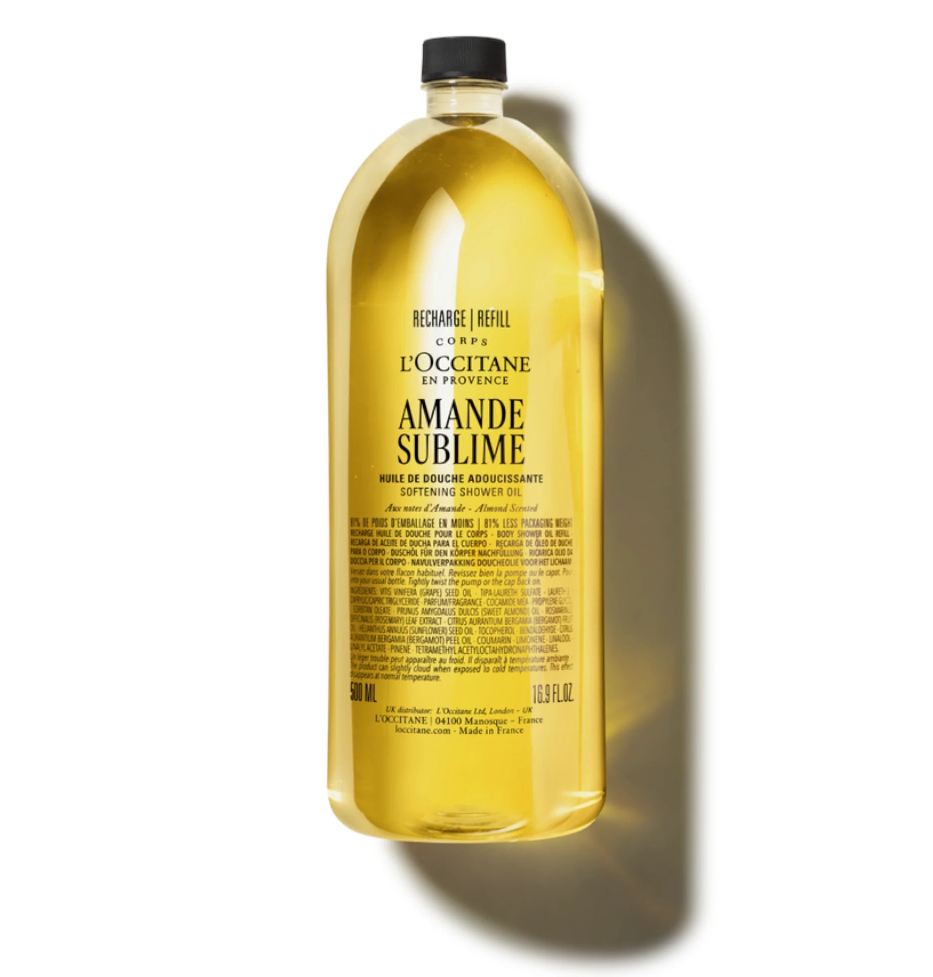 L'Occitane - MANDEL - Amande Sublime DUSCHÖL NACHFÜLLPACKUNG 500ml | HEDO Beauty