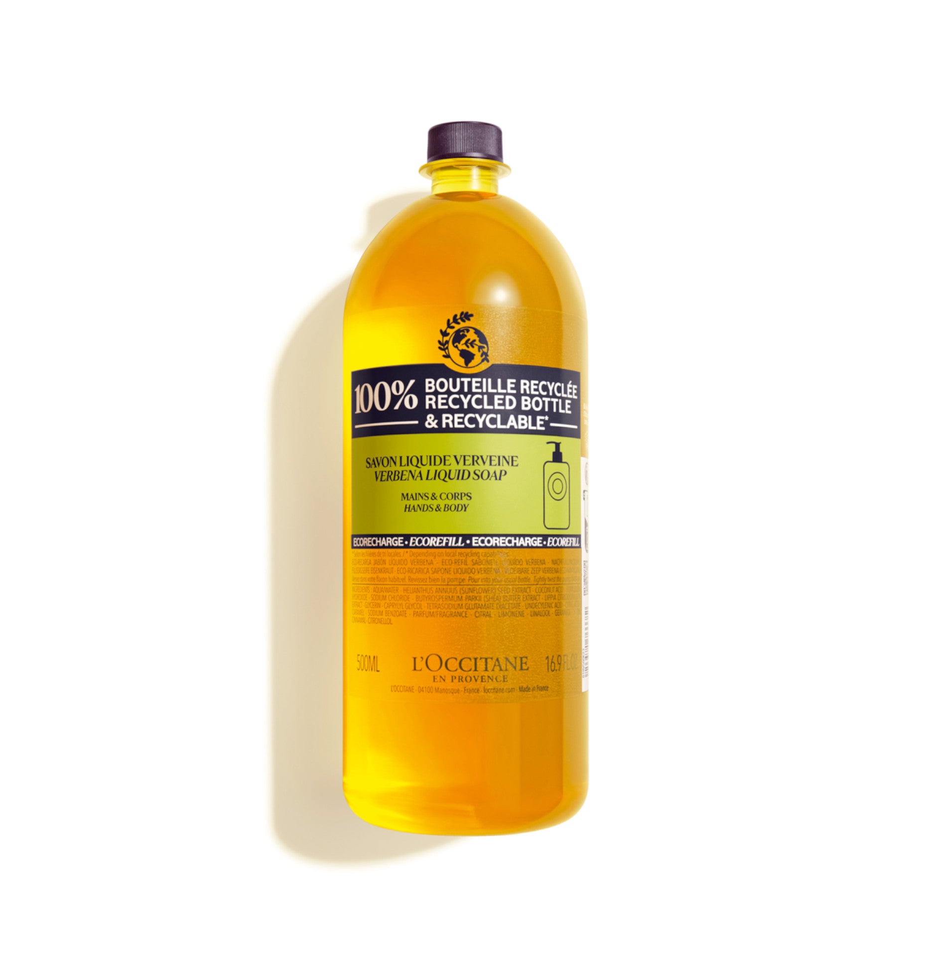 L'Occitane - SHEA - Verbene Flüssigseife Nachfüllpackung 500ml | HEDO Beauty