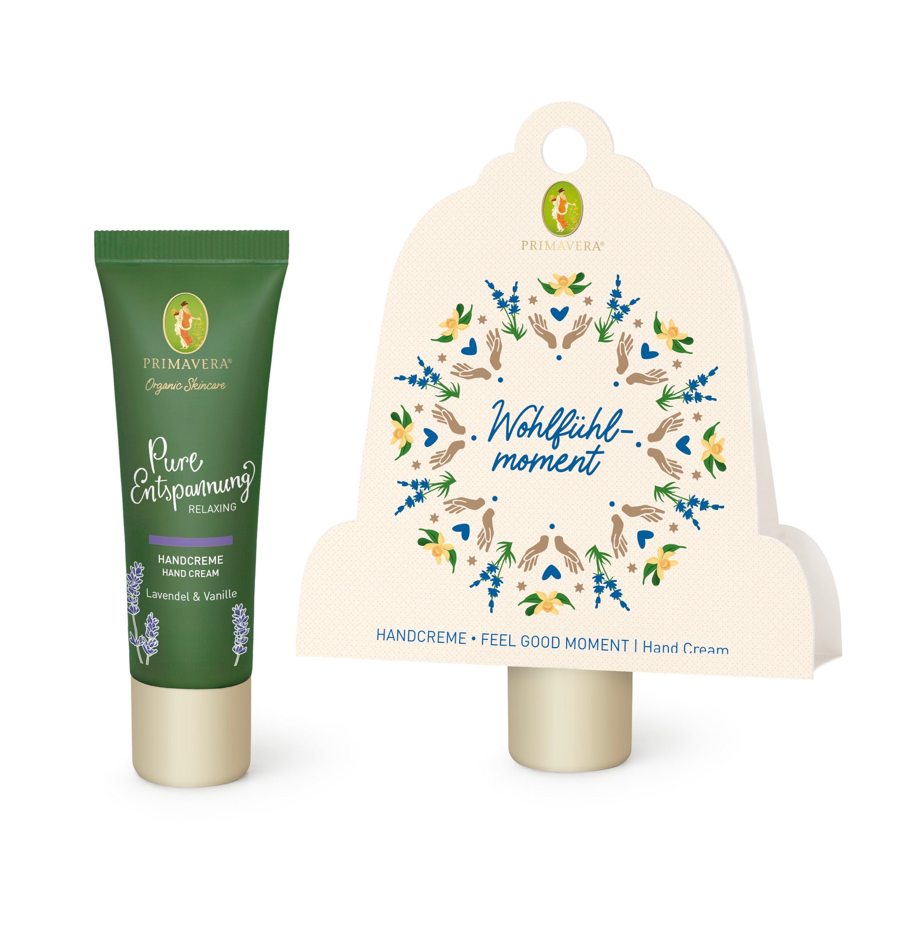 PRIMAVERA - Weihnachten - Handcreme 25ml Geschenkanhänger Wohlfühlmoment