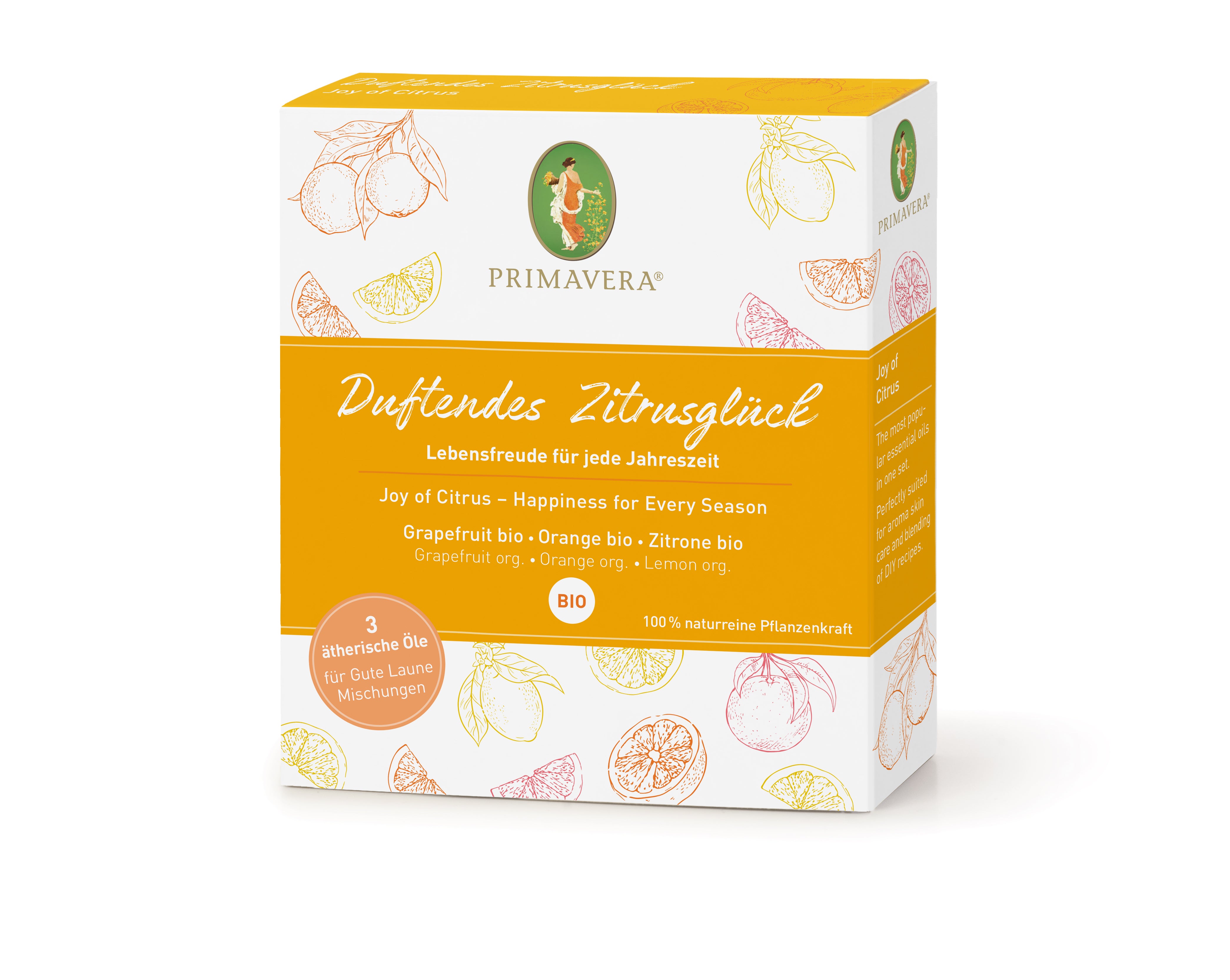 PRIMAVERA - Ätherische Öle - Set Duftendes Zitrusglück