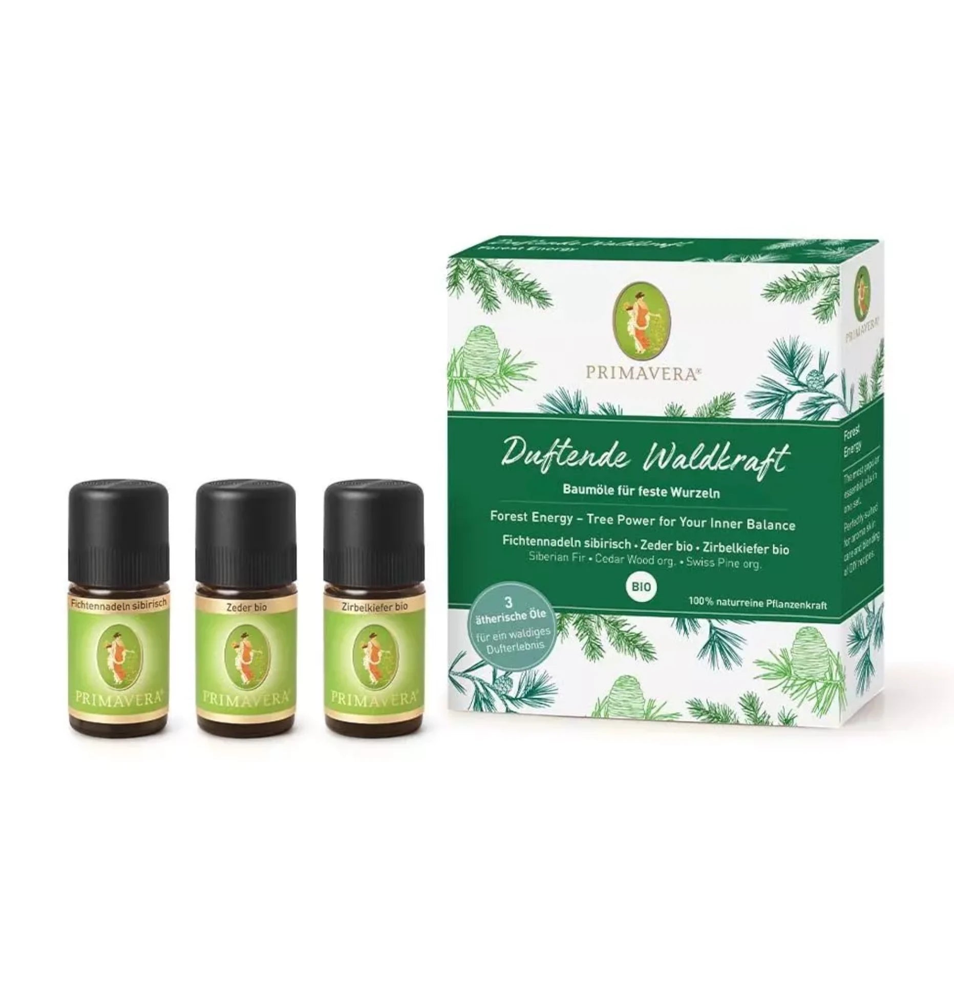 PRIMAVERA - Ätherische Öle - Set Duftende Waldkraft | HEDO Beauty