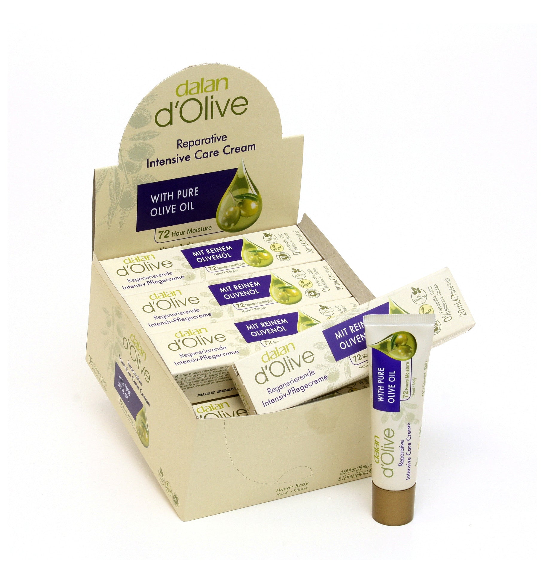 dalan d'Olive - Intensiv Handcreme 12 x 20ml | HEDO Beauty