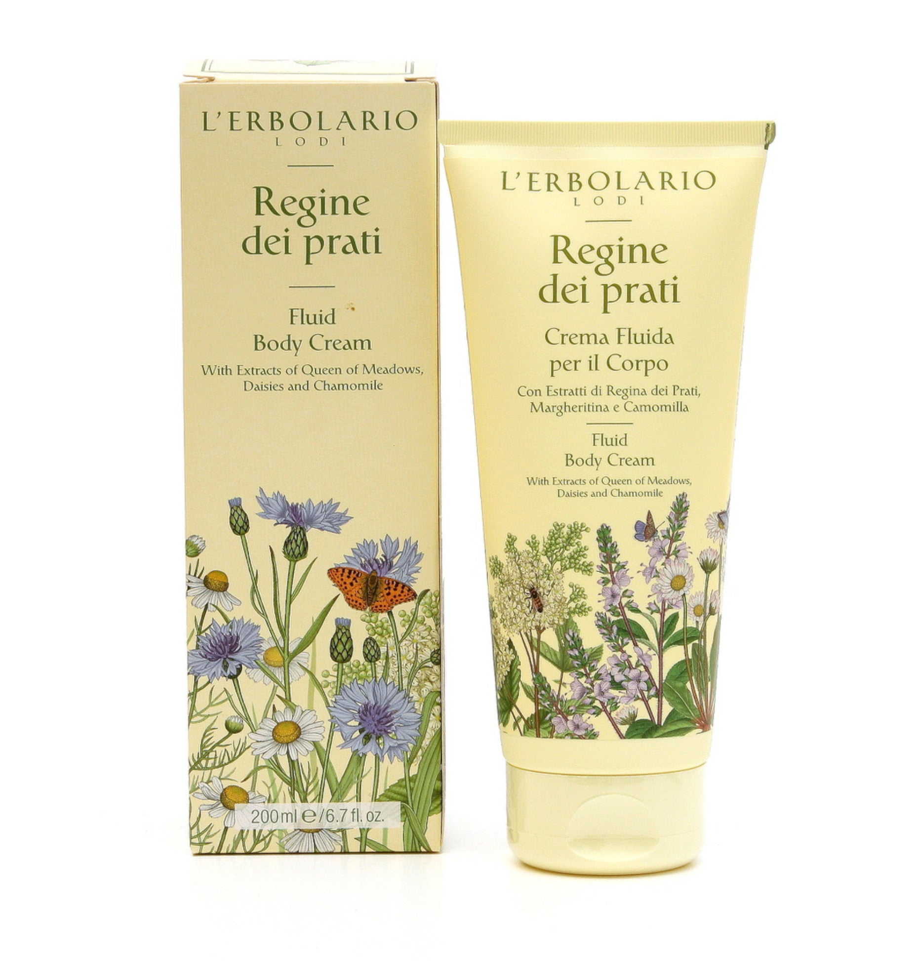 L'Erbolario - REGINE DEI PRATI - Königin der Wiesen Körperlotion 200ml | HEDO Beauty