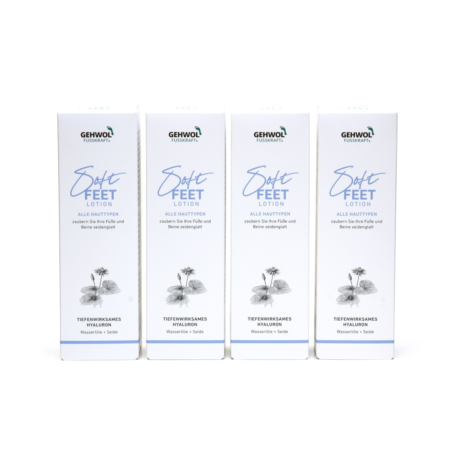 GEHWOL - FUSSKRAFT - Soft feet Lotion 4 x 125ml + 3 Geschenke | HEDO Beauty
