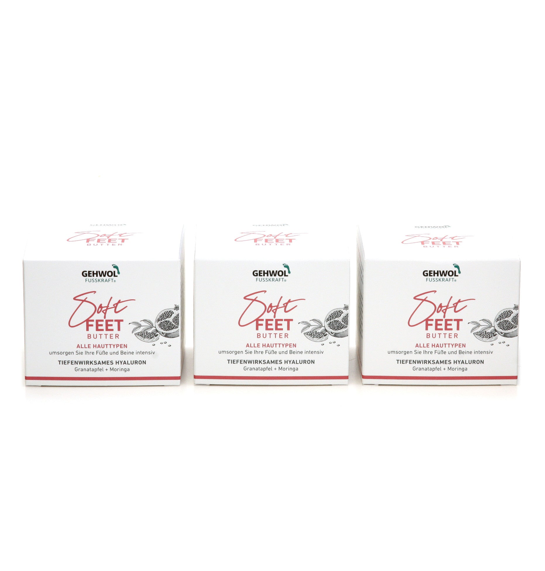 GEHWOL - FUSSKRAFT - Soft Feet Butter 3 x 100ml  | HEDO Beauty