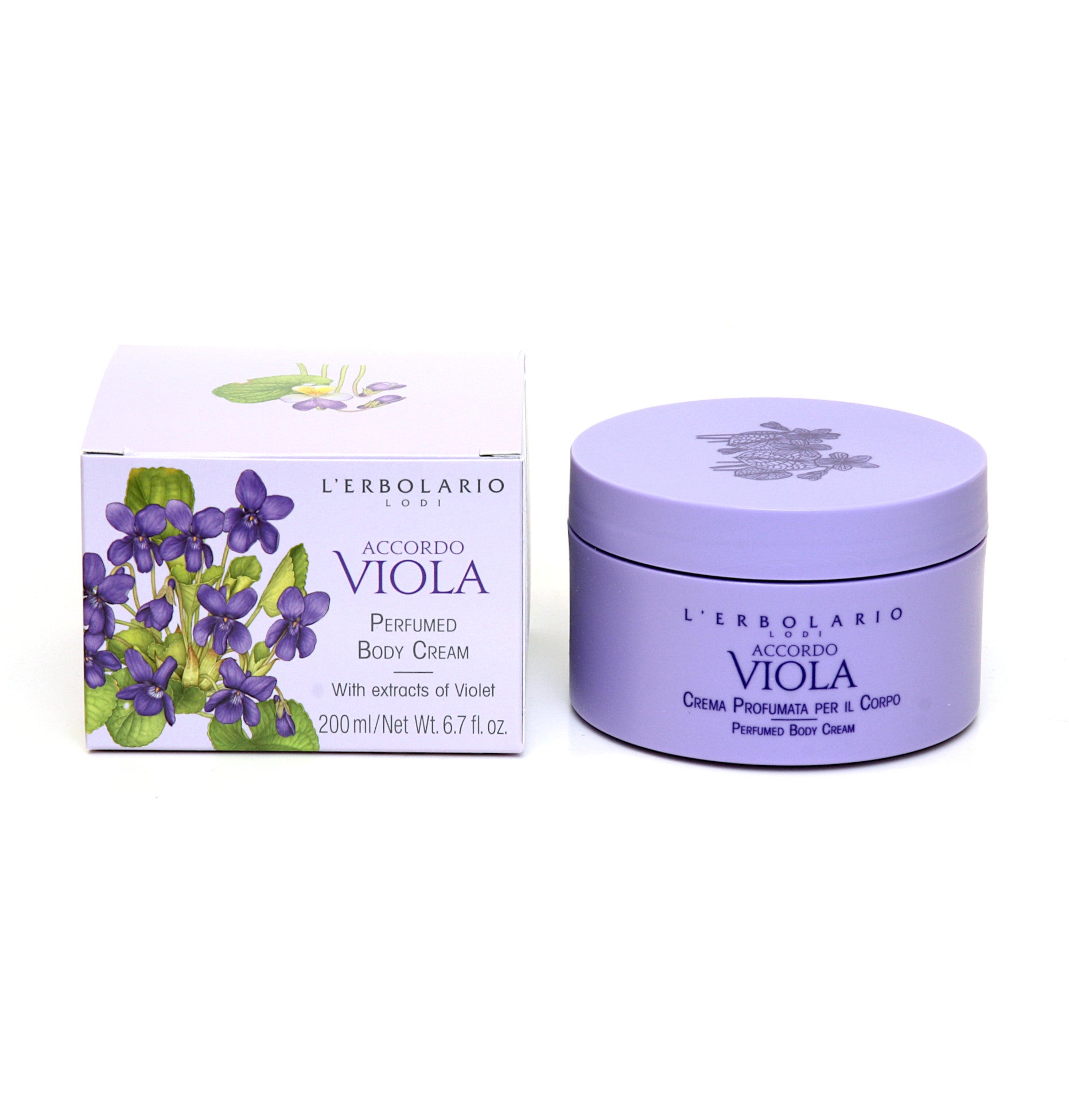 L'Erbolario - ACCORDO VIOLA - Veilchen Accord Körpercreme 200ml
