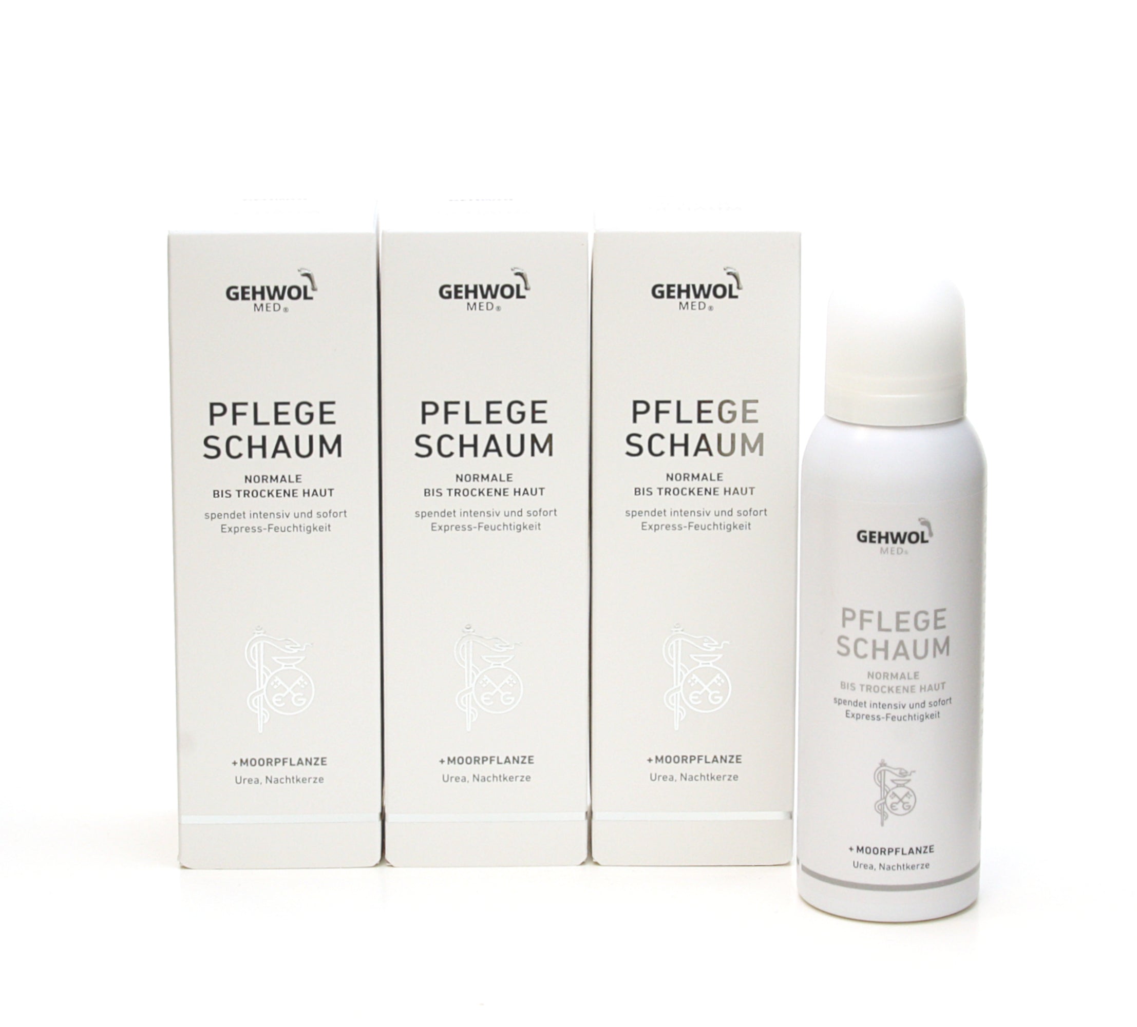 GEHWOL - med - Pflege-Schaum Dose 3 x 125 ml + 3 Geschenke