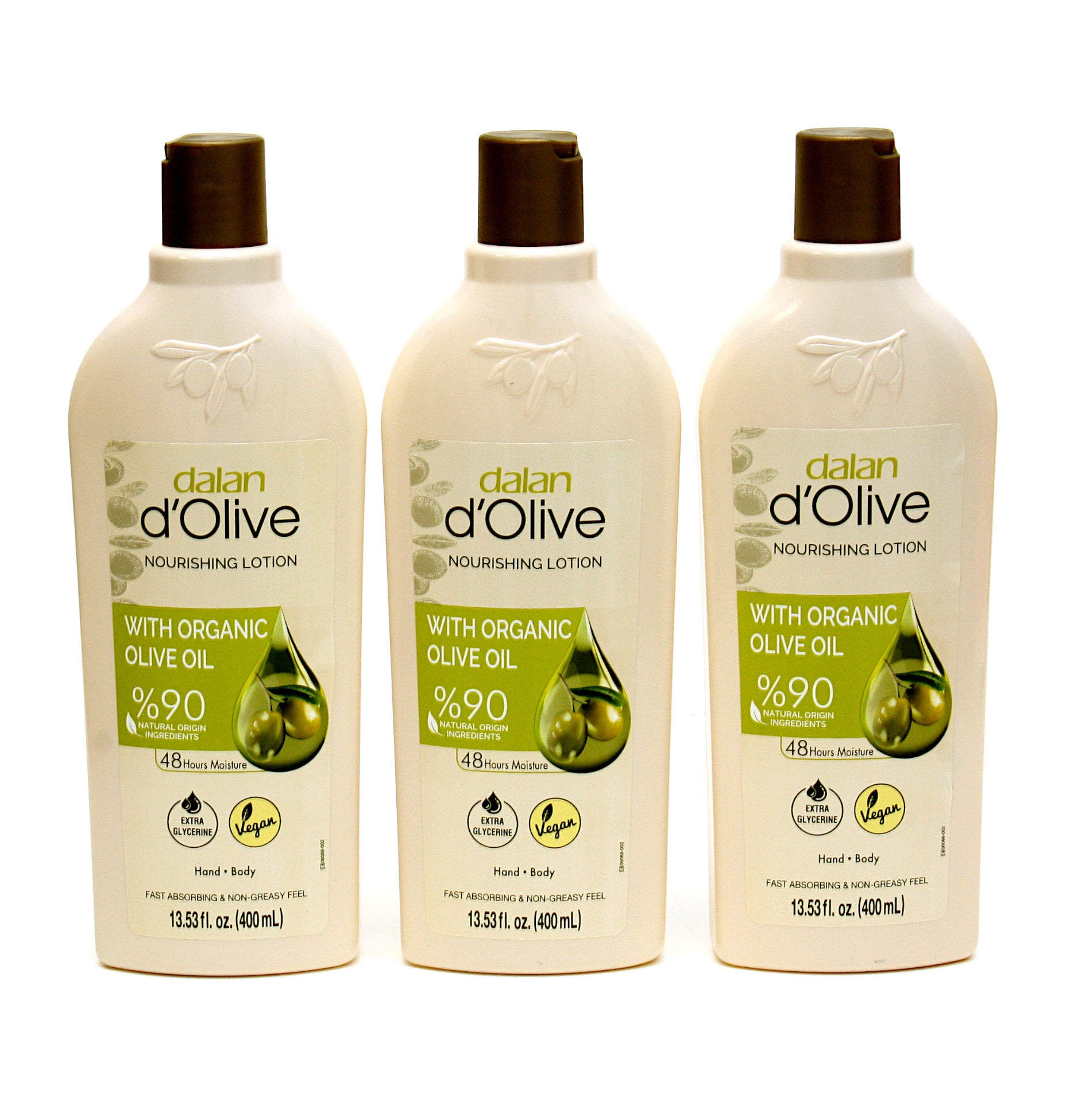 dalan d'Olive - Olivenöl Pflege - Bodylotion 3 x 400ml | HEDO Beauty