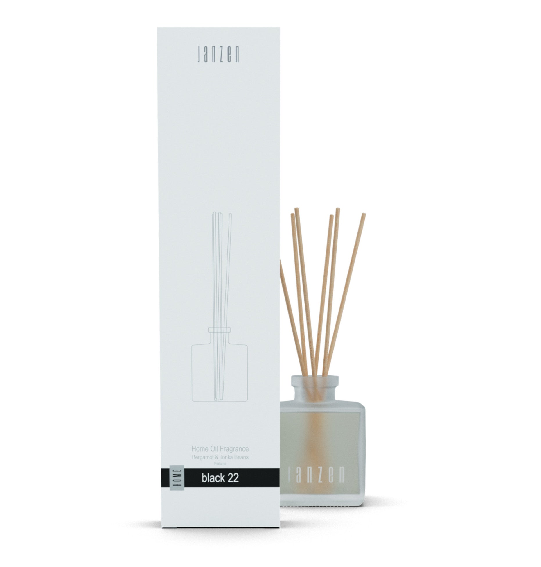 janzen - Black 22 - Home Fragrance Sticks 200ml | HEDO Beauty