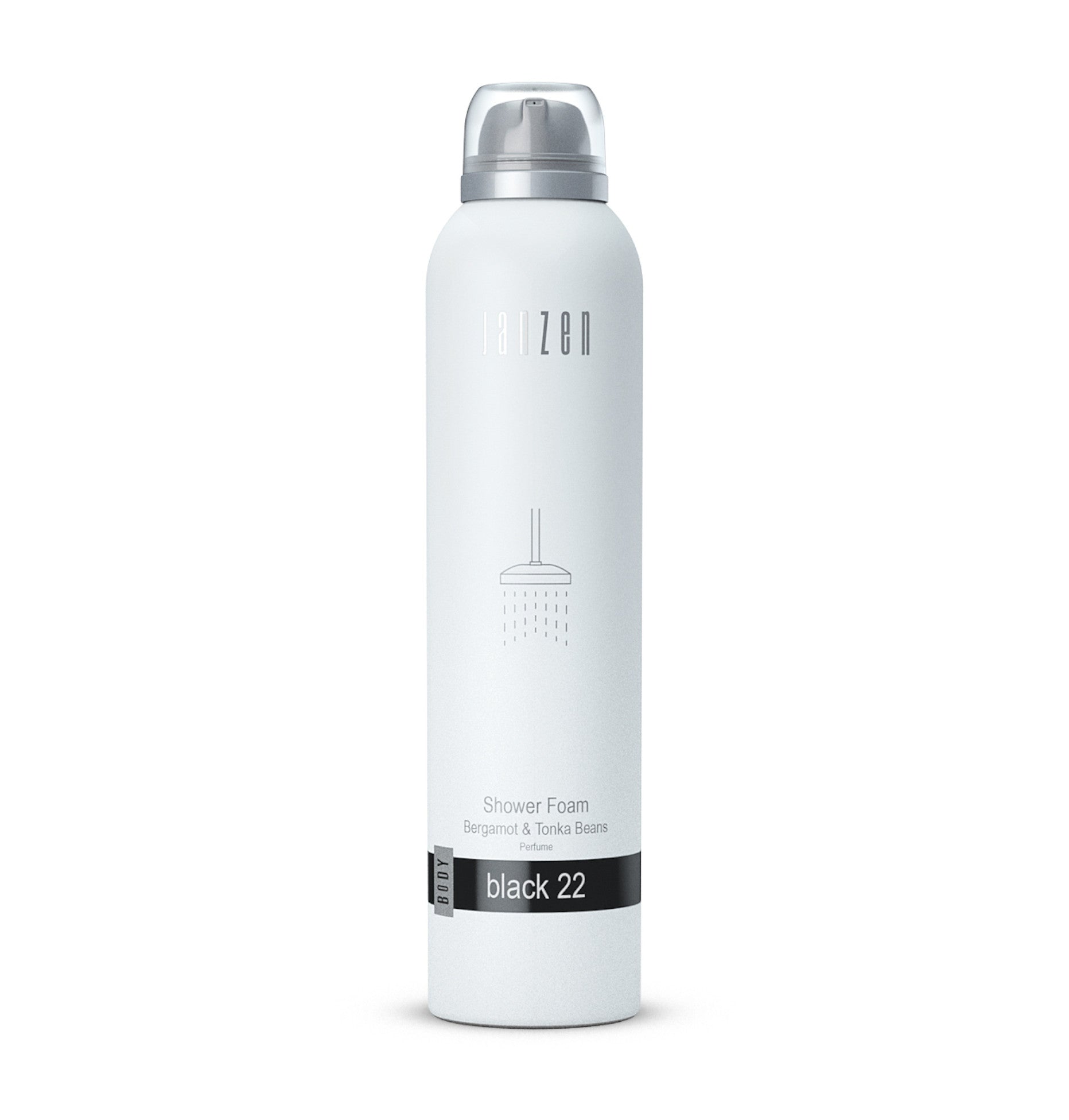 janzen - Black 22 - Shower Foam 200ml | HEDO Beauty