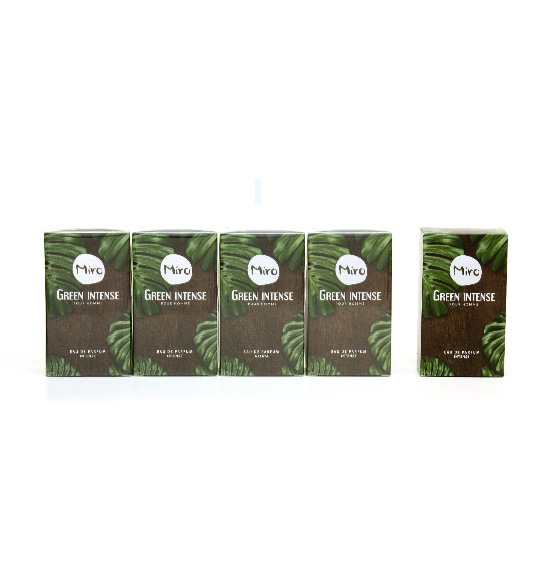 MIRO - GREEN INTENSE - Pour Homme - EdP Natural Spray 5 x 75ml | HEDO Beauty