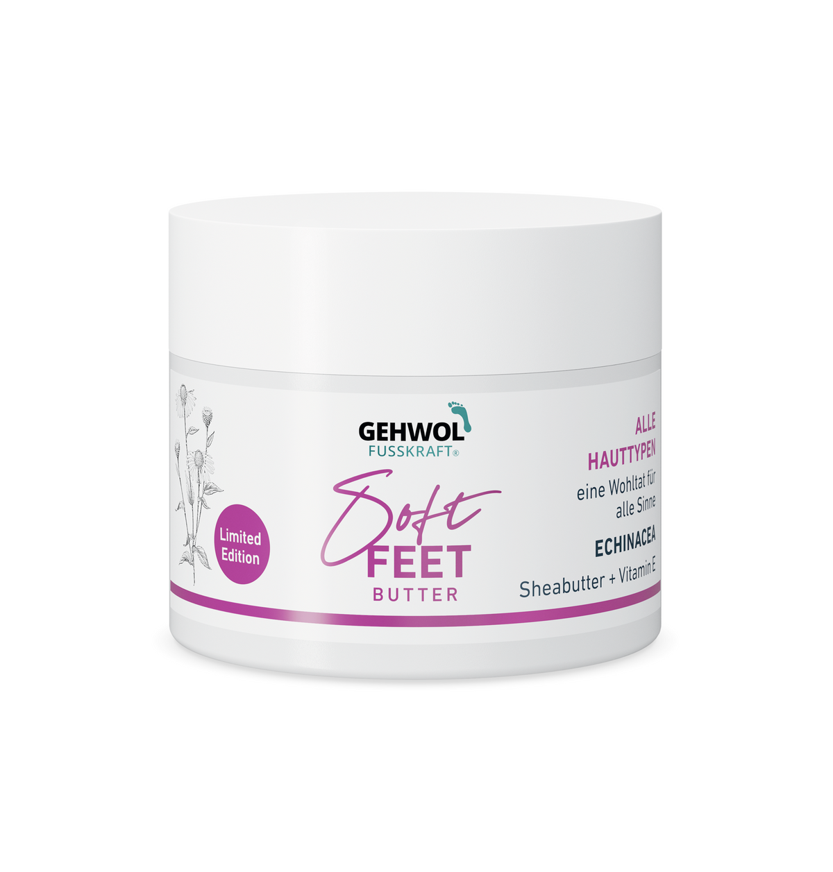 GEHWOL - FUSSKRAFT - Soft Feet Butter m. Echinacea 3 x 50ml Limited Edition