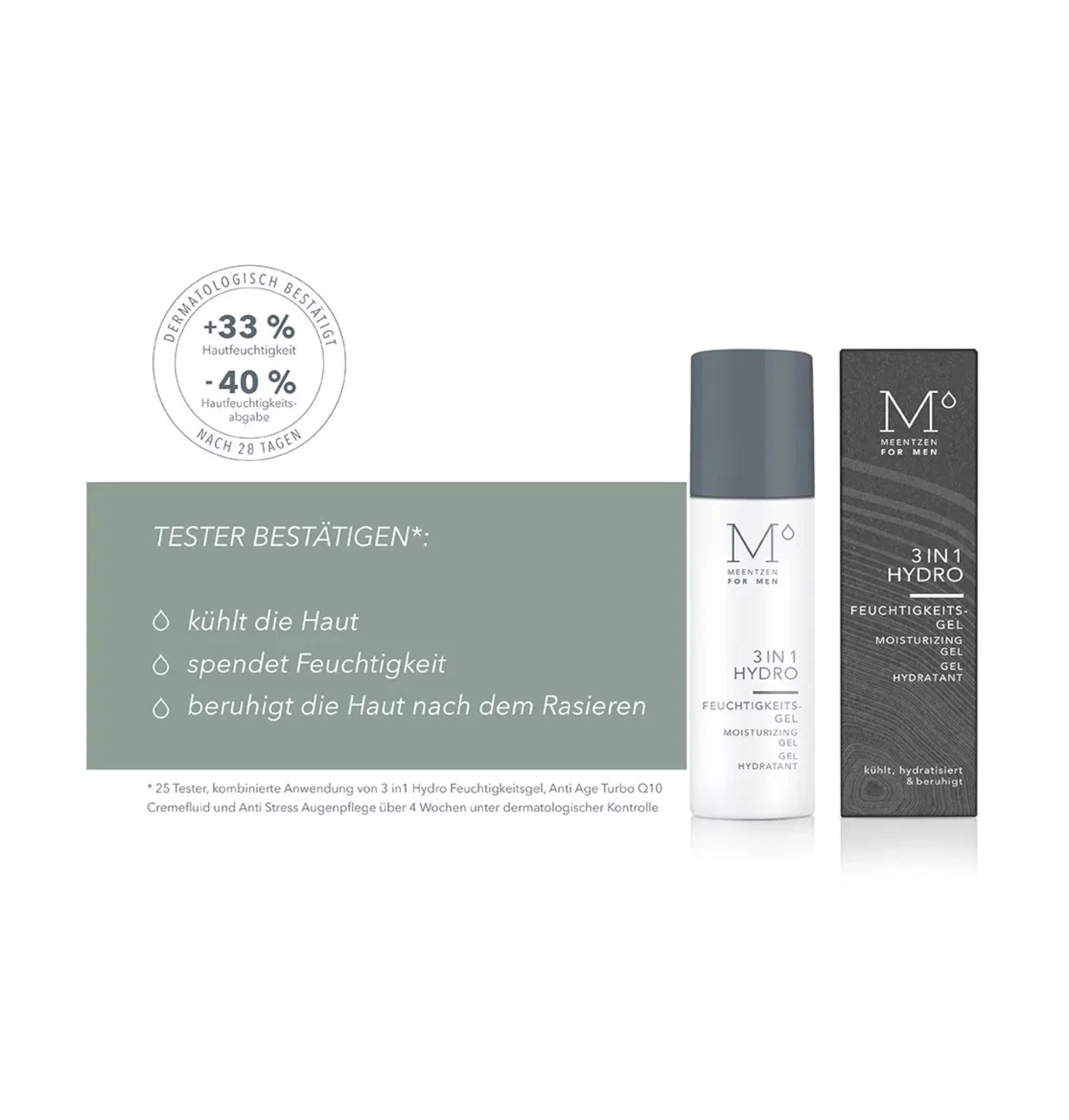 Charlotte Meentzen - MEENTZEN FOR MEN - Hydro Feuchtigkeitsgel 3 in 1 50ml