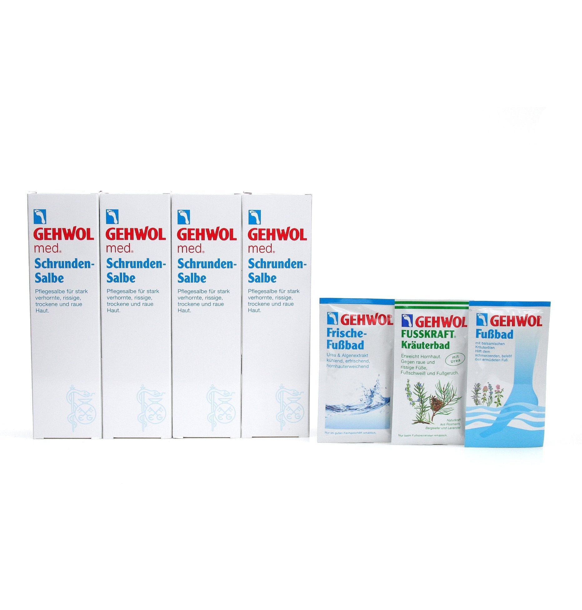 GEHWOL - med - Schrunden-Salbe 4 x 125 ml + 3 Geschenke - im Hedo Beauty günstig kaufen