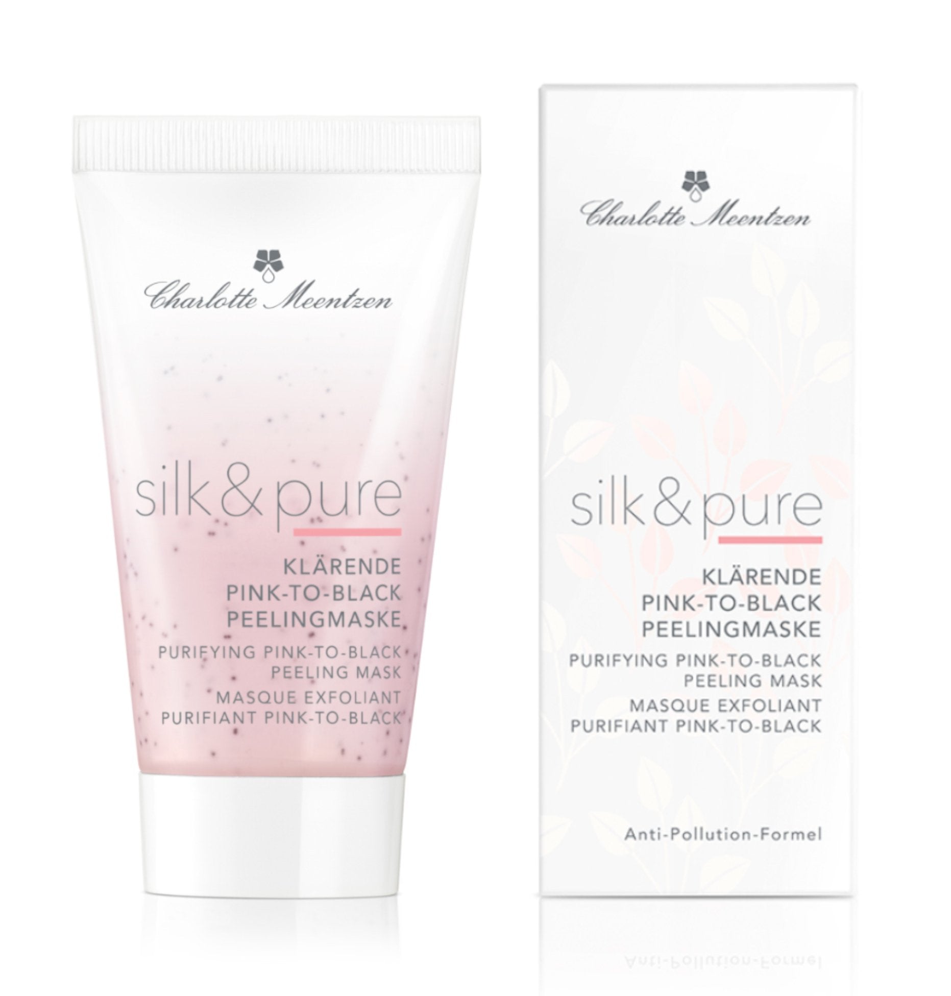 Charlotte Meentzen - Silk & Pure - Klärende Pink-to-Black Peelingmaske 50ml