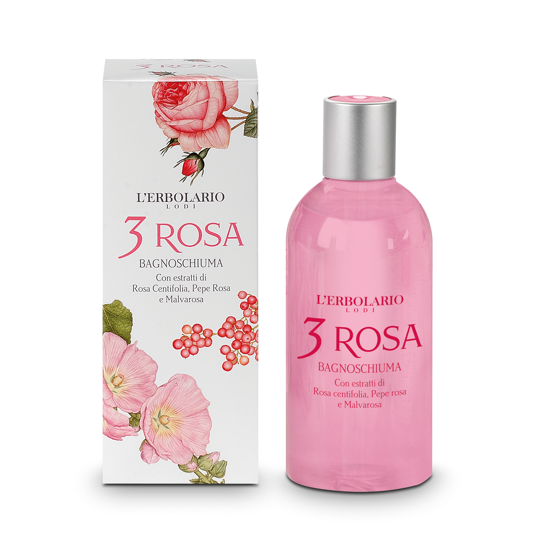 L'Erbolario - 3 ROSA - Bade-/Duschgel 250ml | HEDO Beauty