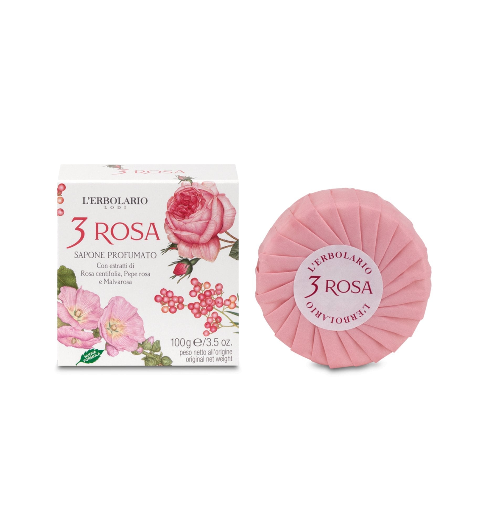 L'Erbolario - 3 ROSA - Seife 100g | HEDO Beauty