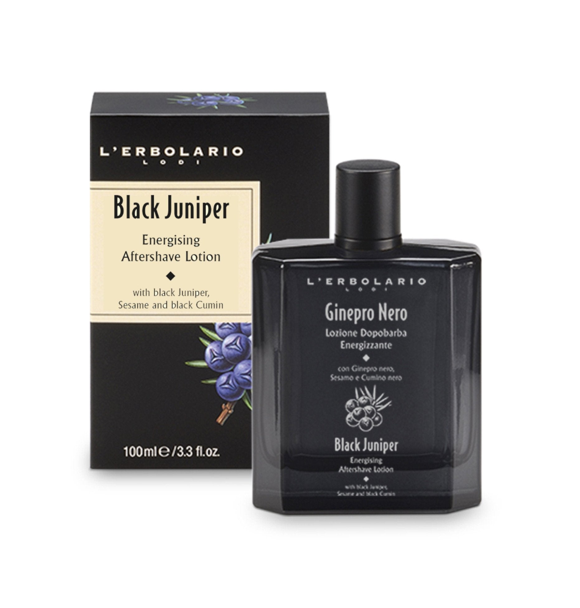 L'Erbolario - GINEPRO NERO - Aftershave Lotion 100ml | HEDO Beauty