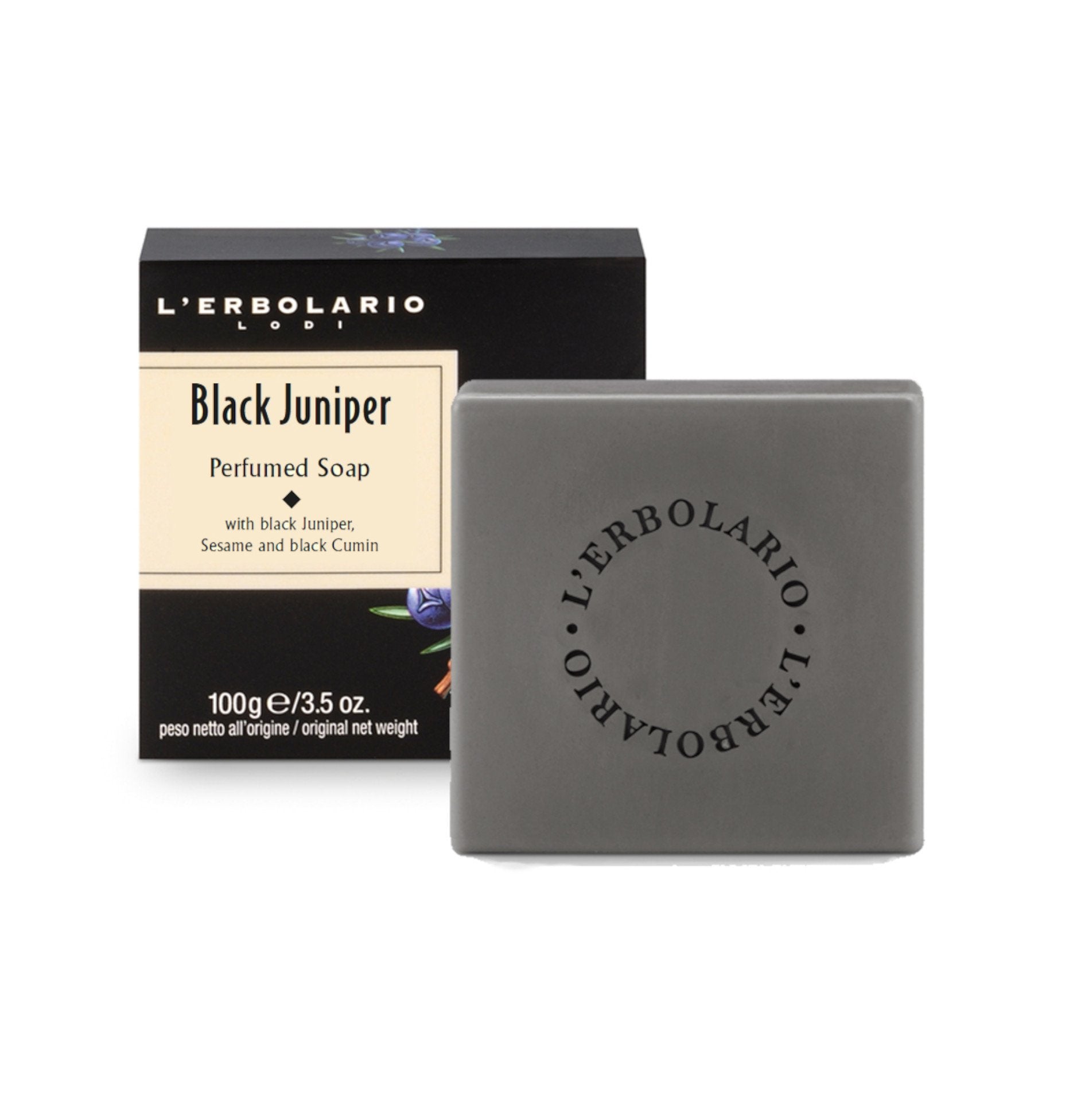 L'Erbolario - GINEPRO NERO - Parfum Seife 100g | HEDO Beauty