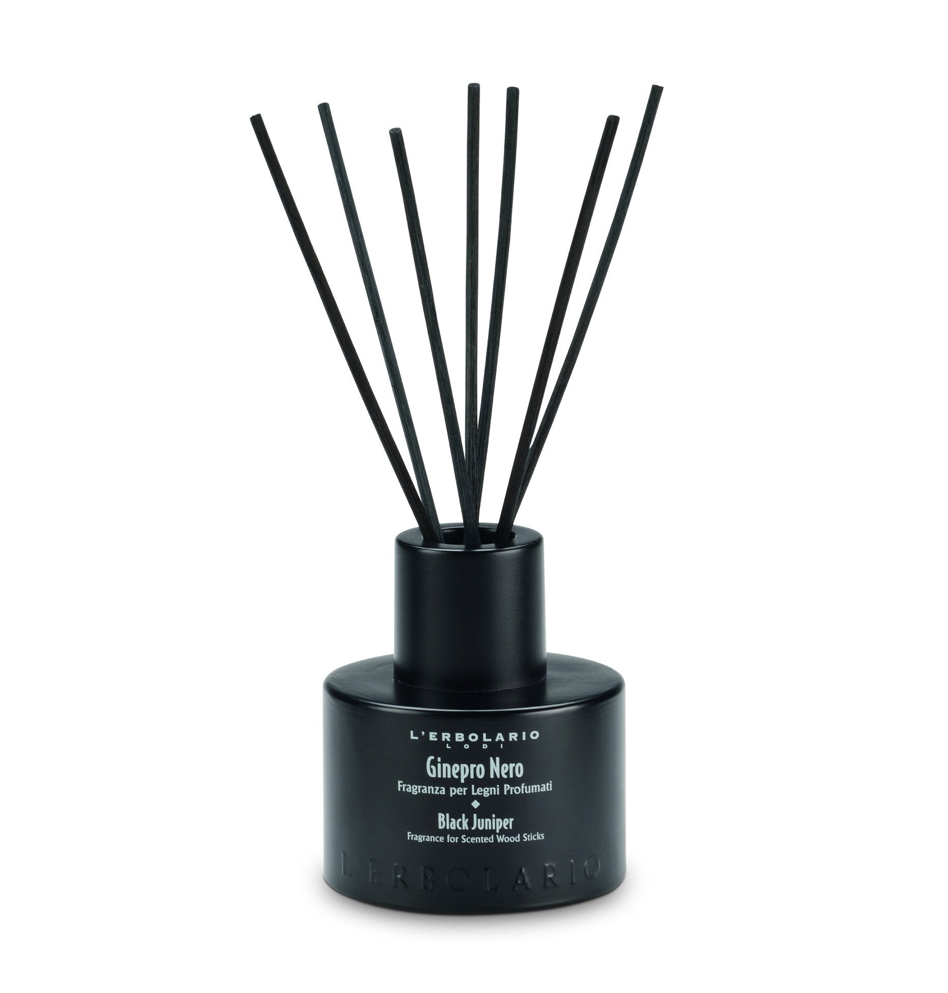 L'Erbolario - GINEPRO NERO - Raumduft mit Holzstäbchen 125ml | HEDO Beauty
