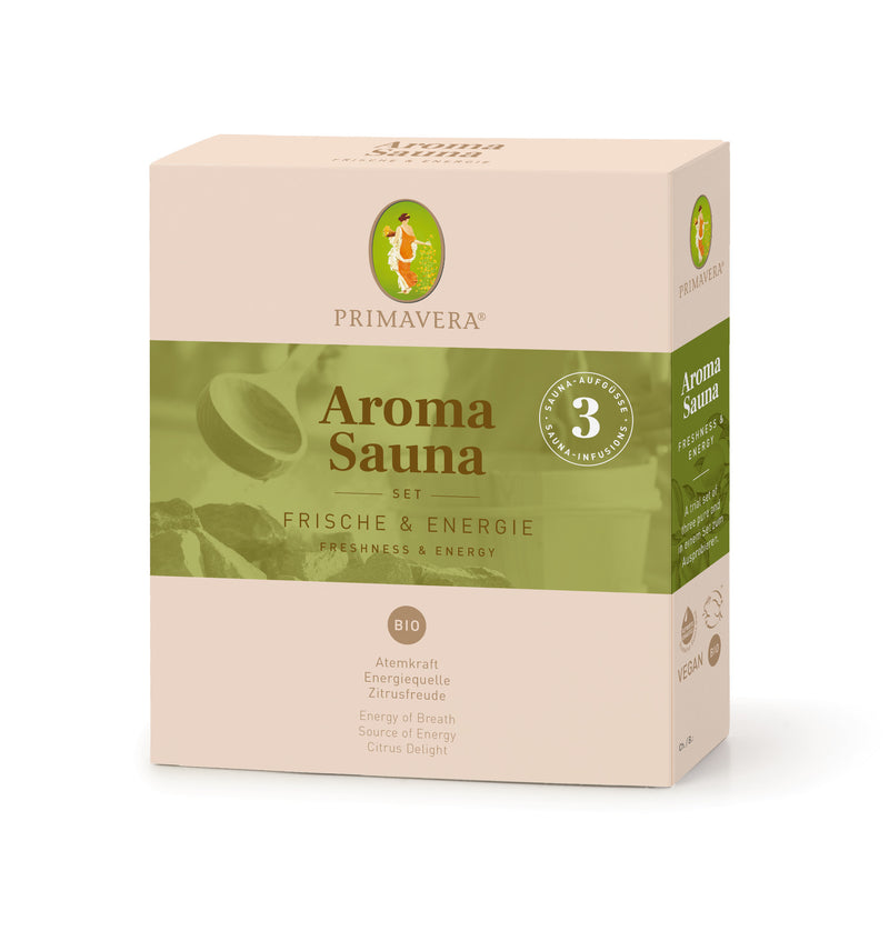 PRIMAVERA - Aroma Sauna bio - Set Frische & Energie 3 x 10ml