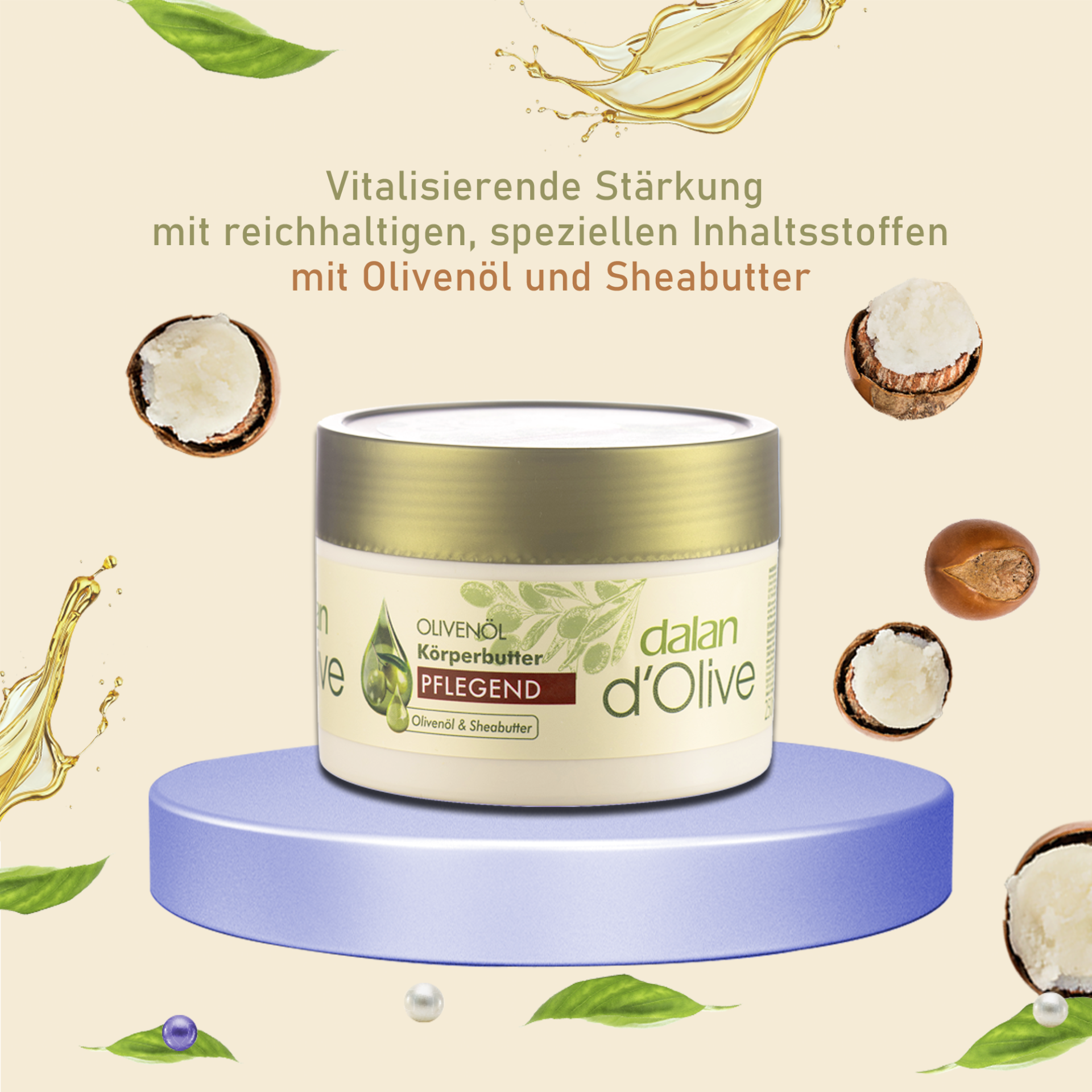 dalan d'Olive - Olivenöl Pflege - Körperbutter 250ml