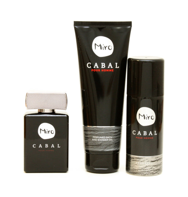 Miro - CABAL - EdT 75ml Duschgel 250ml Deodorant Spray 150ml im Set | HEDO Beauty