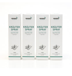 GEHWOL - FUSSKRAFT - Kräuter Spray 4 x 150ml + 3 Geschenke | HEDO Beauty