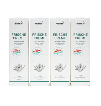 GEHWOL - FUSSKRAFT - Mint Frische Creme 4 x 125ml im Set + 3 Geschenke | HEDO Beauty