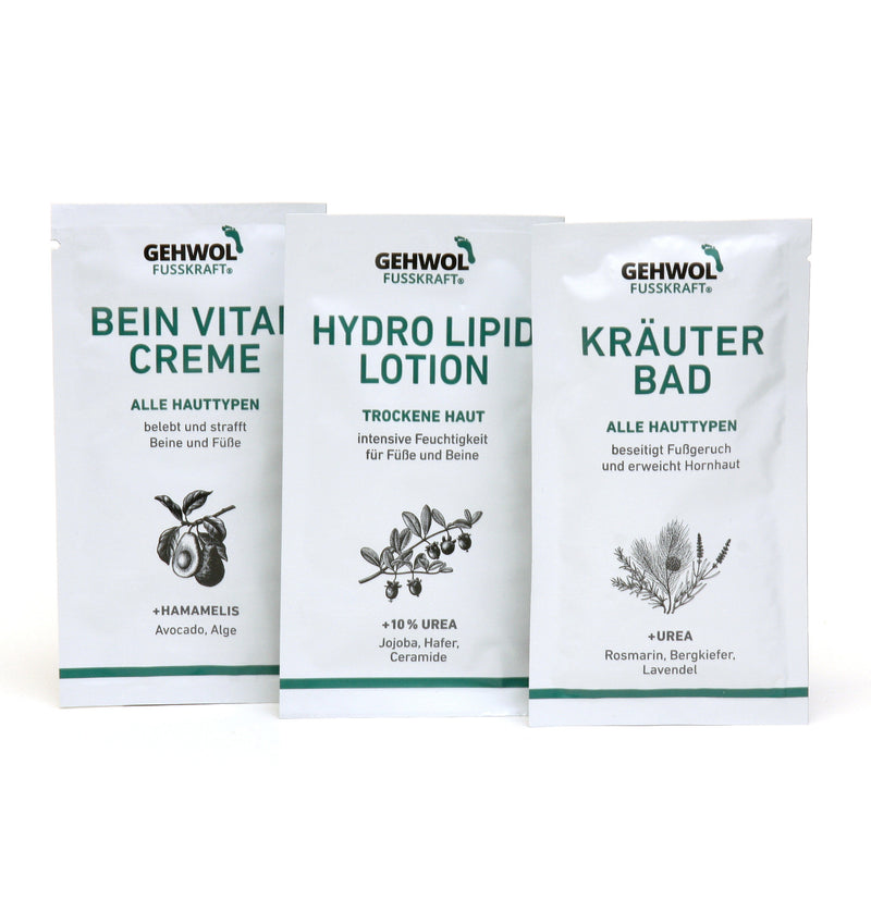 GEHWOL - FUSSKRAFT - Hydro Lipid Lotion 4 x 125ml + 3 Geschenke