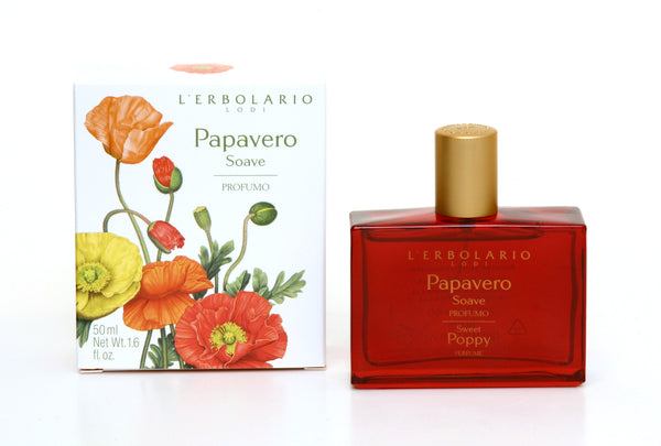 L'Erbolario - PAPAVERO SOAVE - Lieblicher Mohn Eau de Parfum 50ml | HEDO Beauty