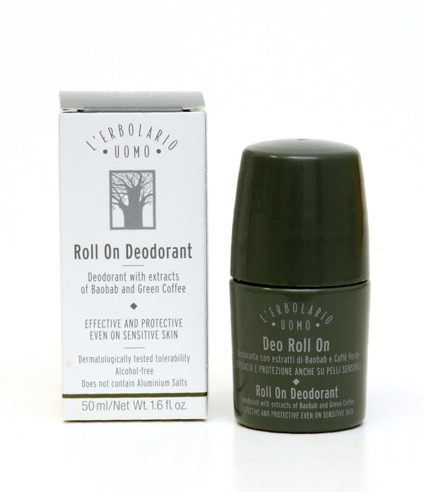 L'Erbolario - UOMO Baobab - Deo Roll-On 50ml | HEDO Beauty