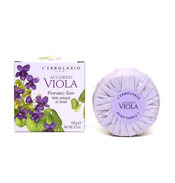 L'Erbolario - ACCORDO VIOLA - Veilchen Accord Seife 100g | HEDO Beauty