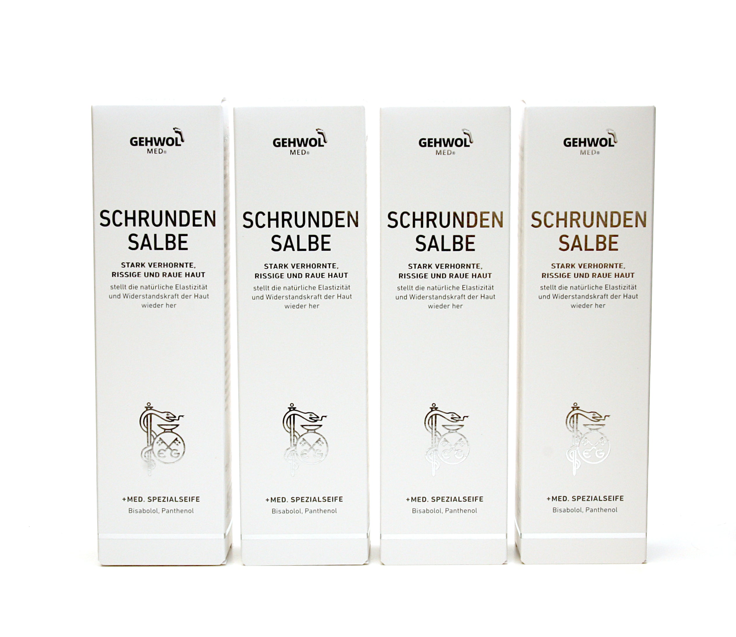 GEHWOL - med - Schrunden-Salbe 4 x 125 ml + 3 Geschenke | HEDO Beauty