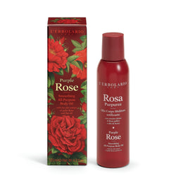 L'Erbolario - ROSA PURPUREA - Purpur Rose Körperöl für seidige Haut 125ml | HEDO Beauty