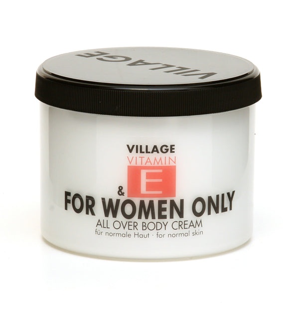 Village - Bodycream - Vitamin E for women only 500ml | HEDO Beauty