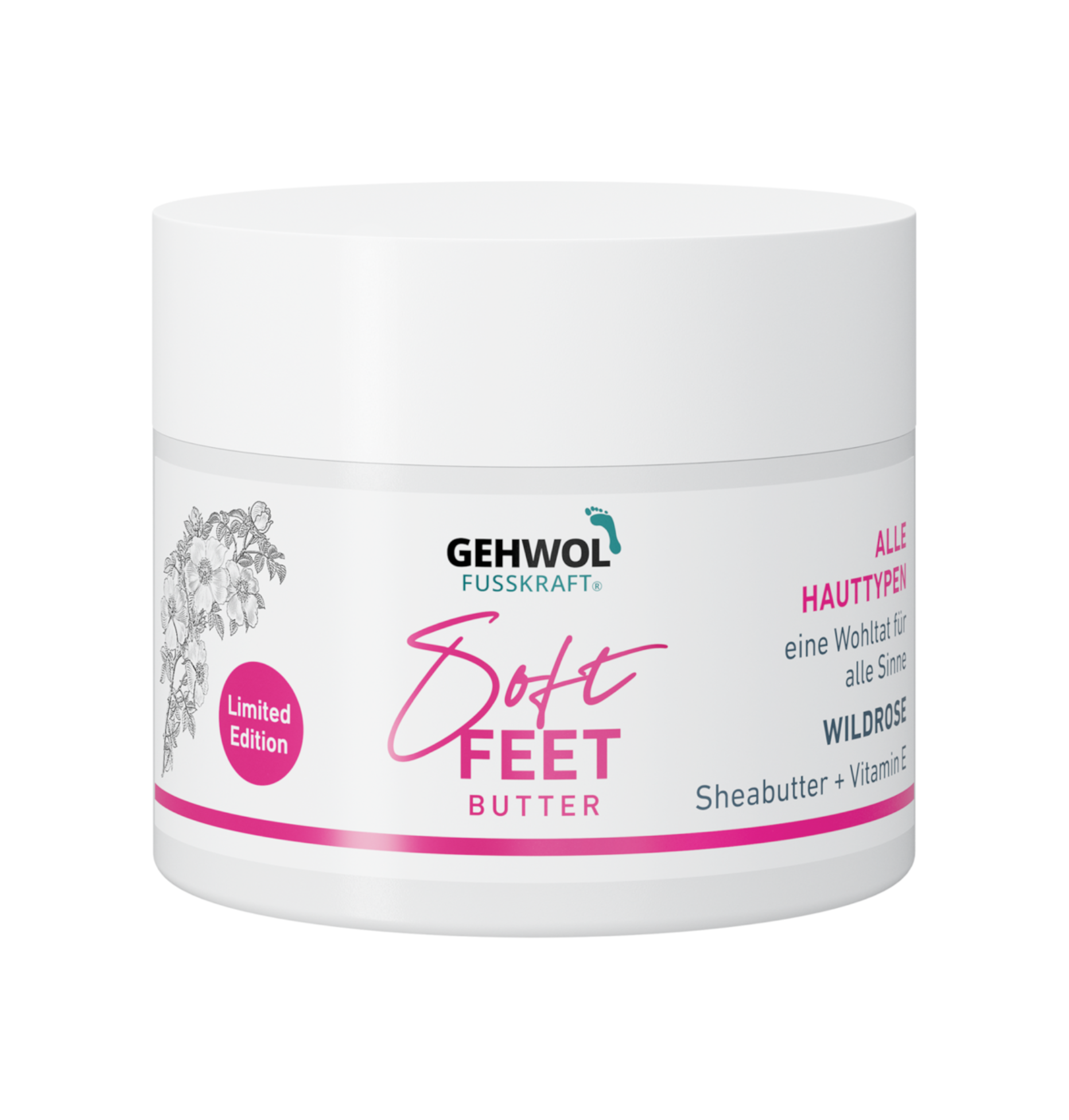 GEHWOL - FUSSKRAFT - Soft Feet Butter Wildrose 50ml LIMITED EDITION | HEDO Beauty