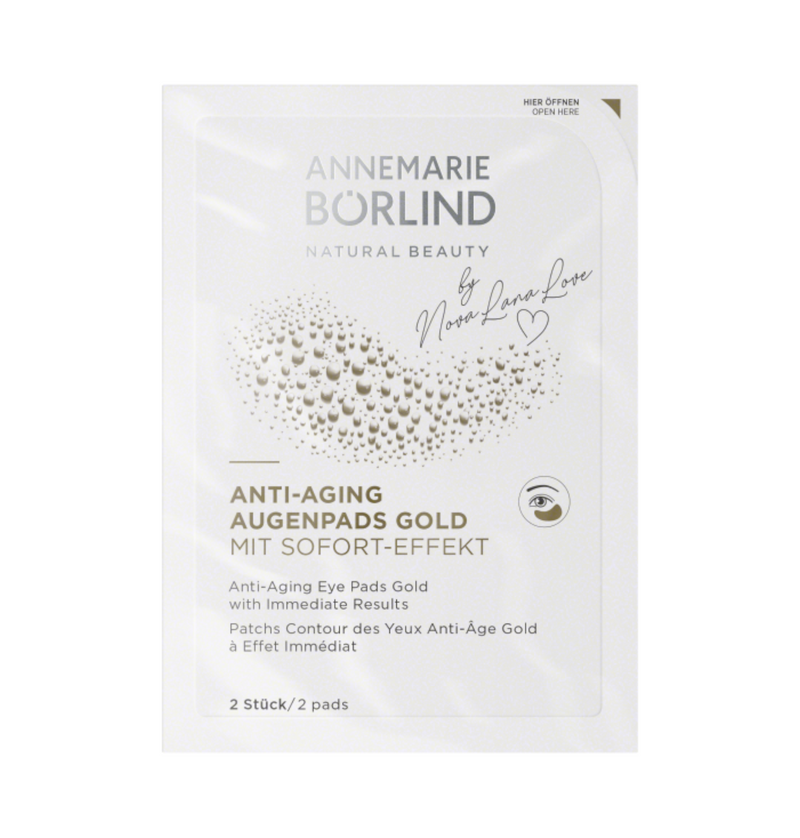 ANNEMARIE BÖRLIND - AUGEN- UND LIPPENPFLEGE - Anti-Aging Augenpads GOLD  mit Sofort-Effekt 6x2 Stk.- Limited Edition