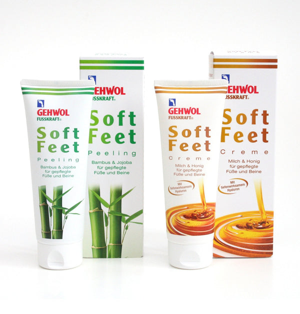 GEHWOL - FUSSKRAFT - SOFT FEET Creme und Soft Feet Peeling  je 125ml - im Hedo Beauty günstig kaufen