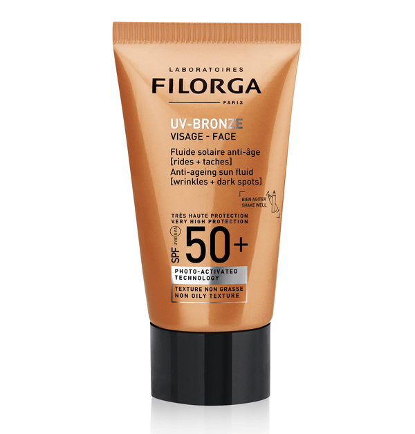 FILORGA - PFLEGE-SPEZIALISTEN - UV-BRONZE FACE SPF 50 + Anti-Ageing Sonnenlotion für das Gesicht 40ml - im Hedo Beauty günstig kaufen