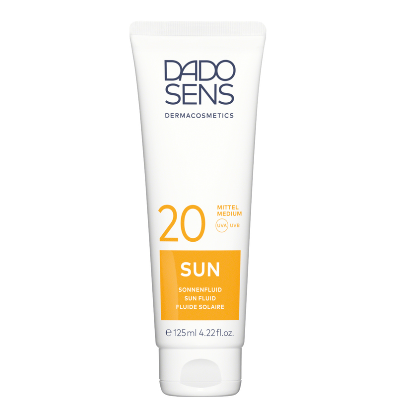 DADO SENS - SUN - Sonnenfluid Spf 20 125ml | HEDO Bauty